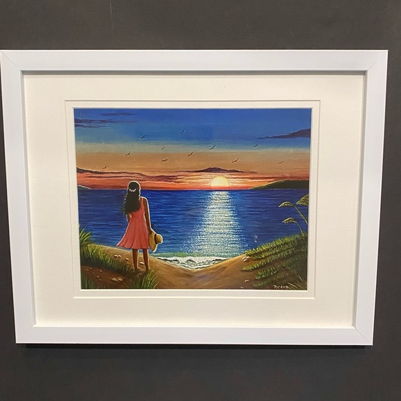 Hand Crafted Art Print “Whispering Sunset” - Picture 2 of 2